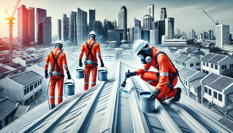 painting-metal-roofing-singapore